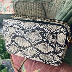 Snakeskin Print Shoulder Crossbody BAG ❤️Designer INSPIRED FAUX LEATHER NWT